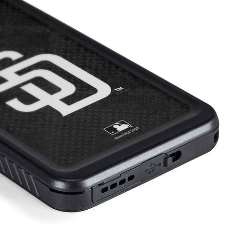 MLB San Diego Padres Dark Wash Galaxy S24 Plus Waterproof Case
